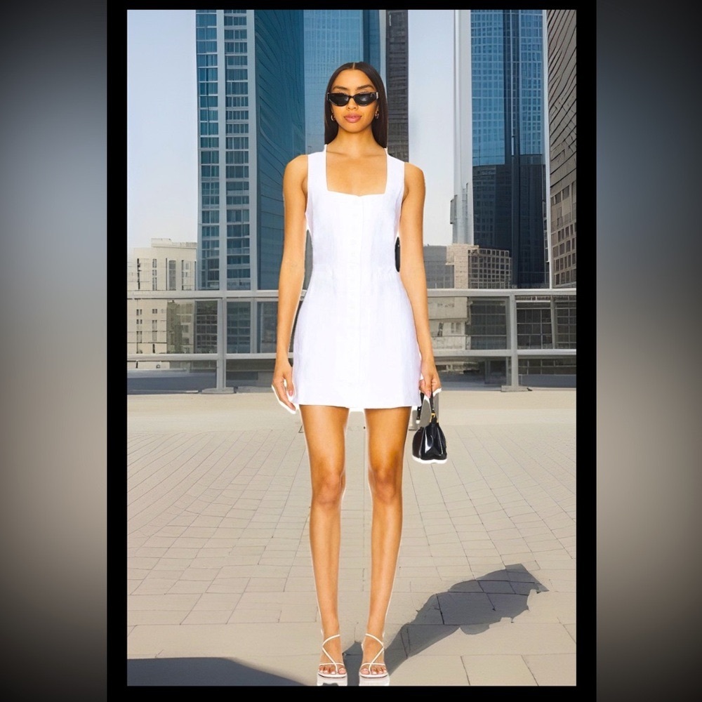 Faithfull the Brand White Mini Dress